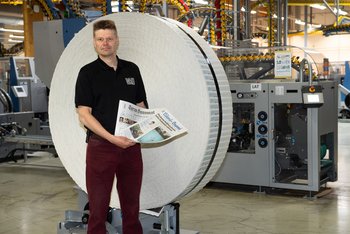 Gut durchdachtes Versandraum-Konzept erlaubt Zusammenlegung zweier Druckstandorte